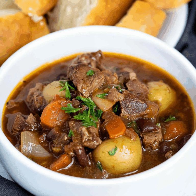 BBQ Slow Cooker Beef Stew