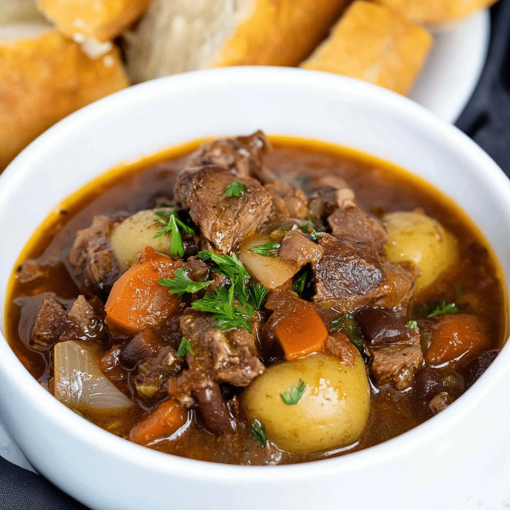BBQ Slow Cooker Beef Stew