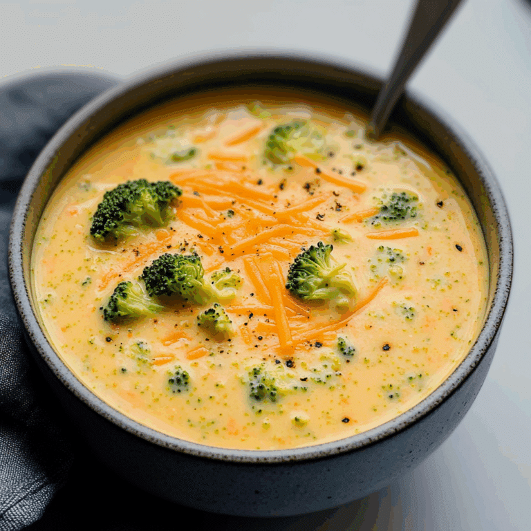 Broccoli Cheddar Soup