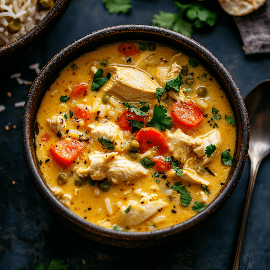 Chicken Curry Rice Soup