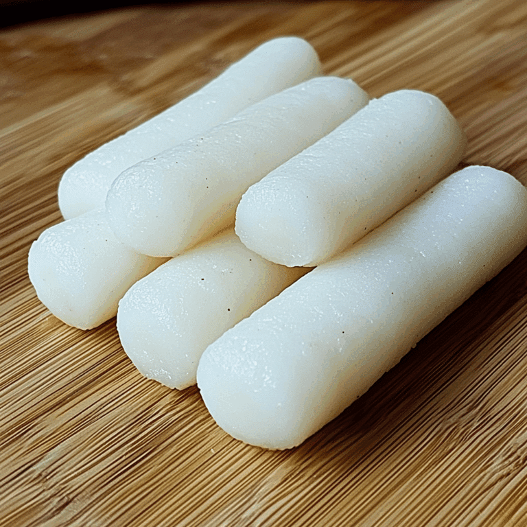 Homemade Korean Rice Cakes