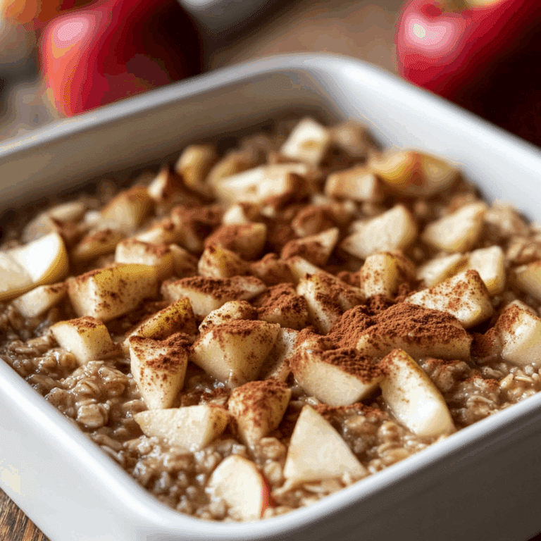 Apple Cinnamon Baked Oatmeal