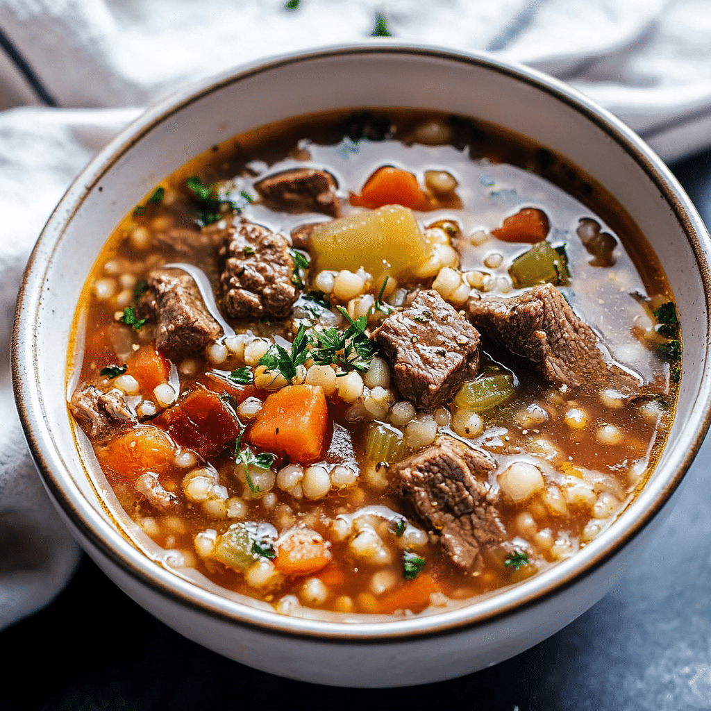 Beef and Barley Soup