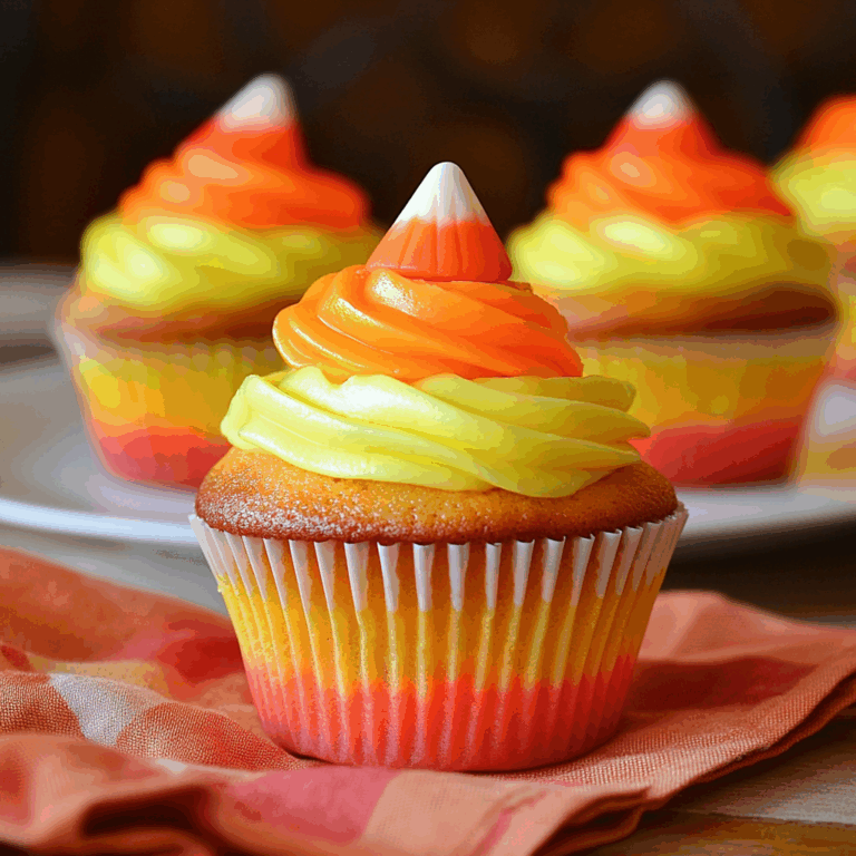 Candy Corn Cupcakes
