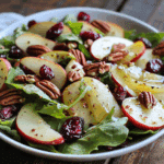 Fall Salad with Cranberry Vinaigrette