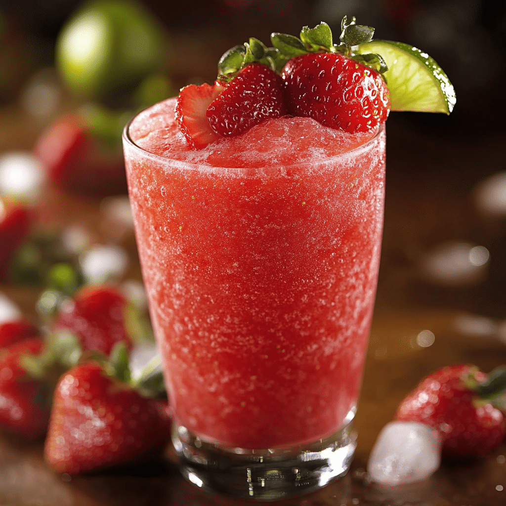 Frozen Strawberry Mocktail