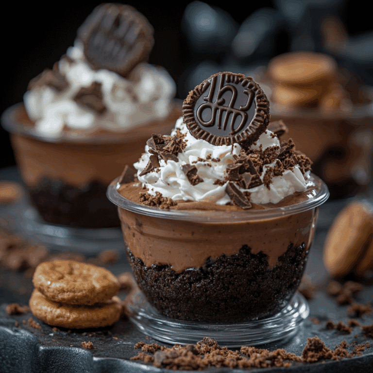 Graveyard Pudding Cups