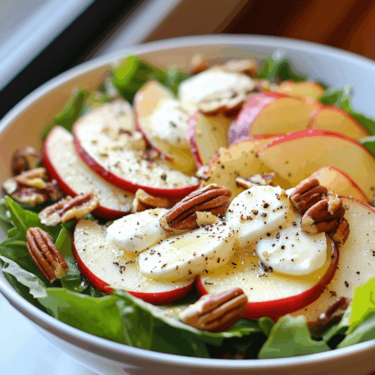 Honeycrisp Apple and Mozzarella Salad
