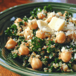 Kale Quinoa Chickpea Salad