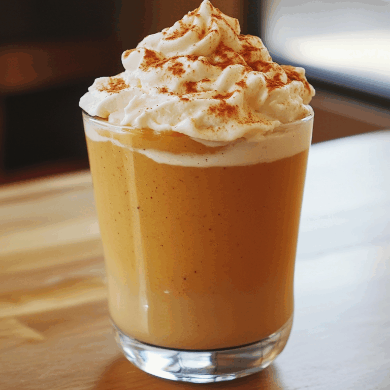Pumpkin Pie Mocktail
