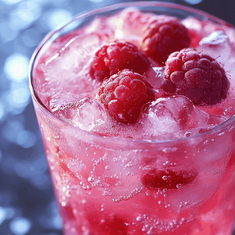 Raspberry Italian Cream Soda