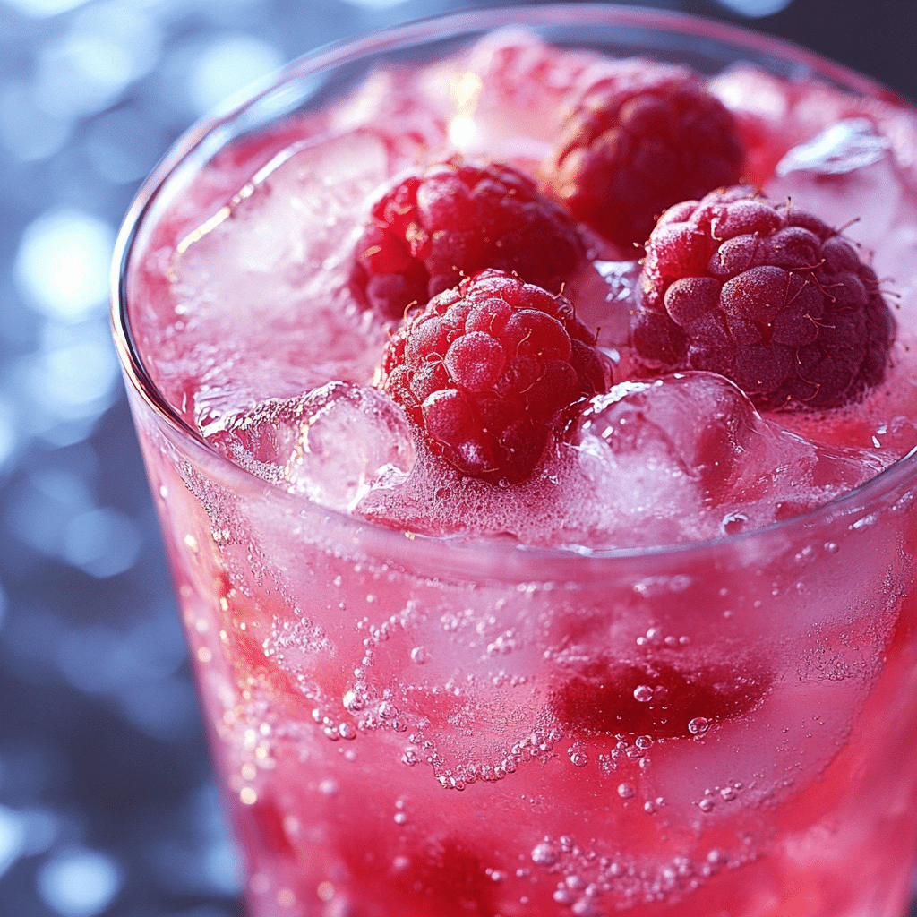 Raspberry Italian Cream Soda