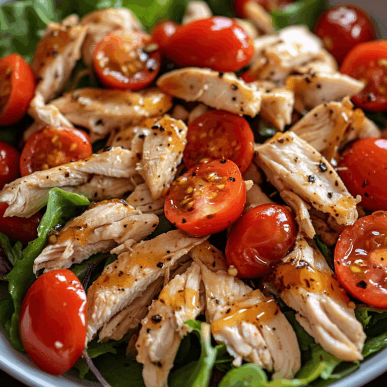 Spicy Honey Chicken Salad