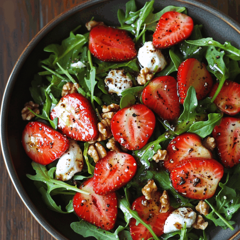 Strawberry Arugula Salad