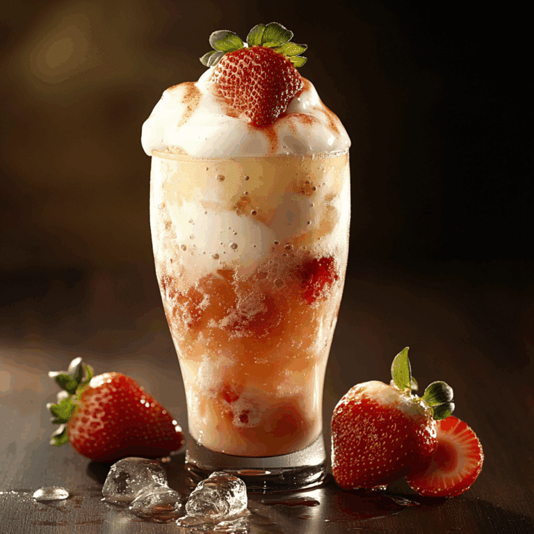 Strawberry Irish Cream Soda