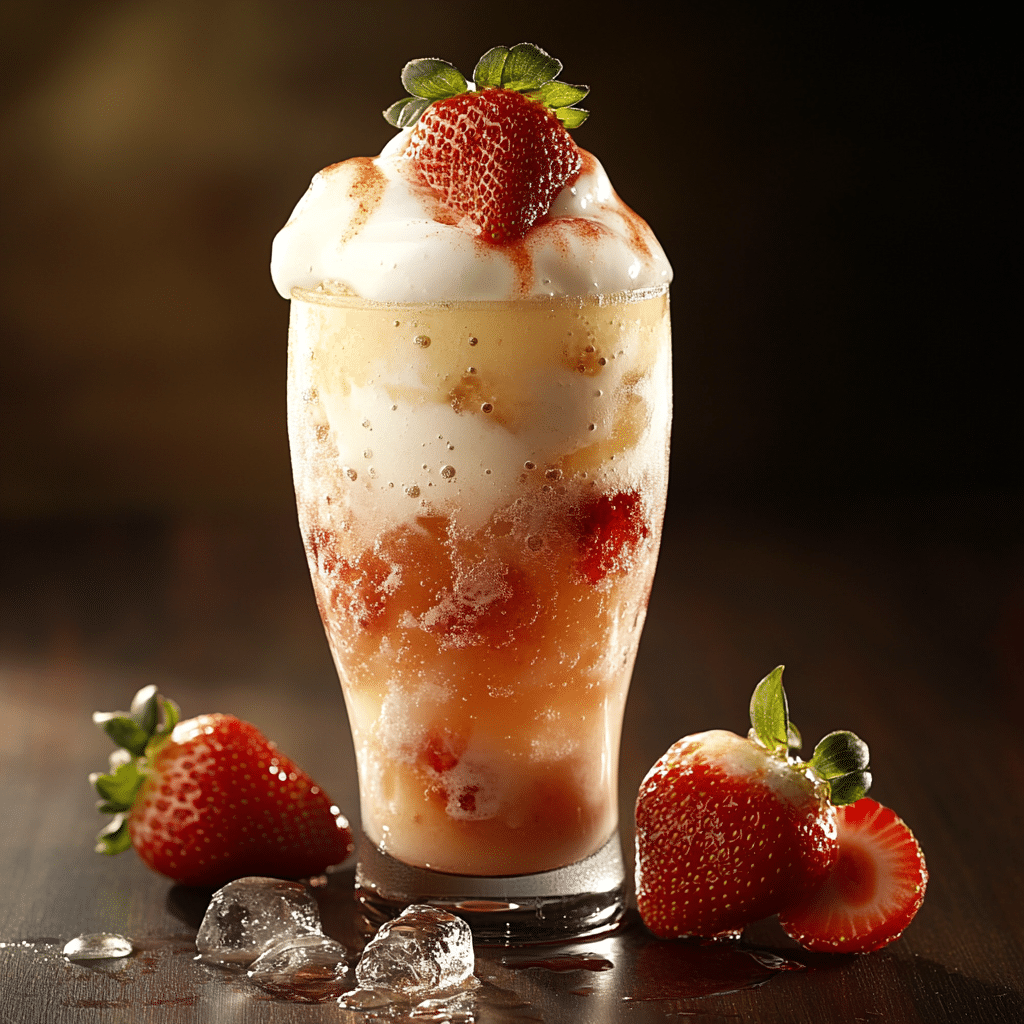 Strawberry Irish Cream Soda