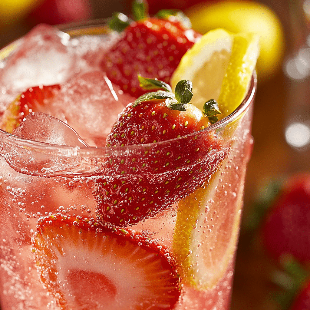Strawberry Lemonade Mocktail