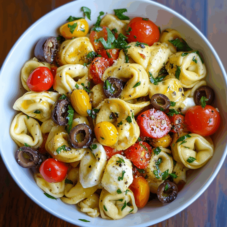Tuscan Tortellini Pasta Salad