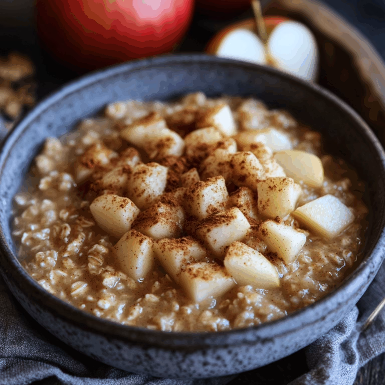 Apple Cinnamon Oatmeal