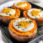 Baked Sweet Potato and Egg Cups