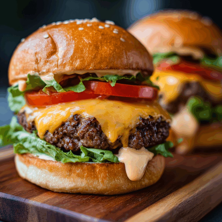 Beef Cheeseburgers with Secret Sauce