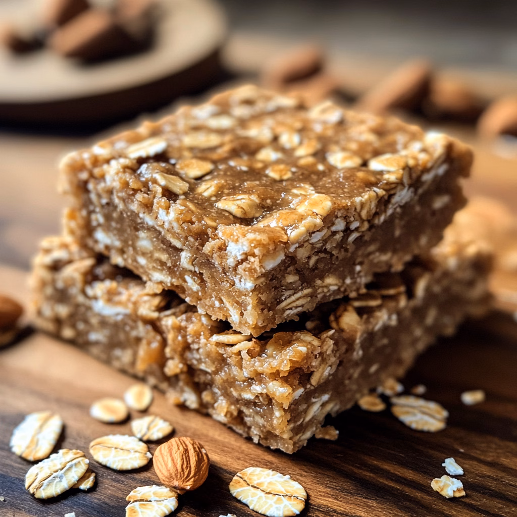 Breakfast Bars with Oats and Peanut Butter