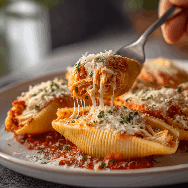 Chicken Parmesan Stuffed Shells