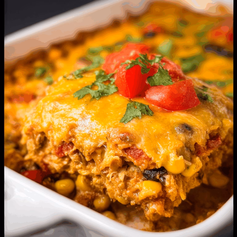 Chicken Taco Casserole