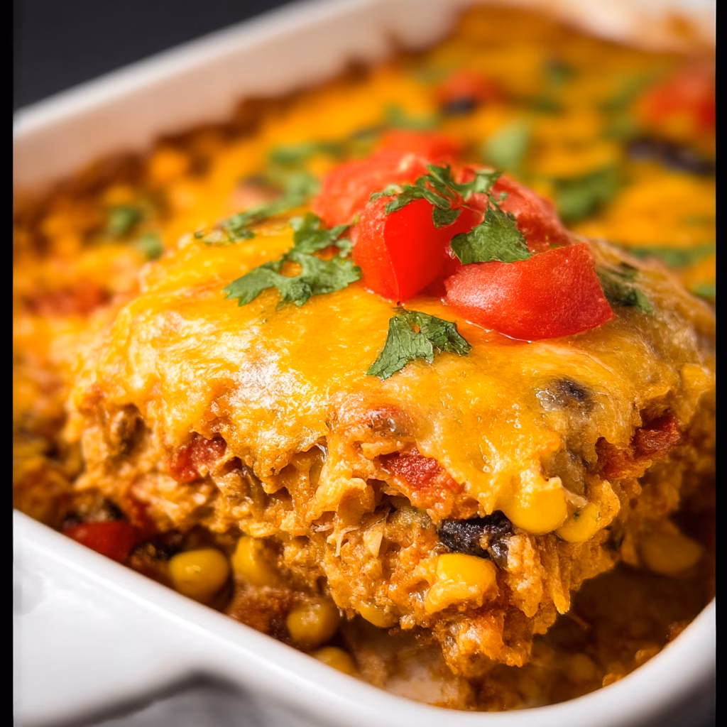 Chicken Taco Casserole