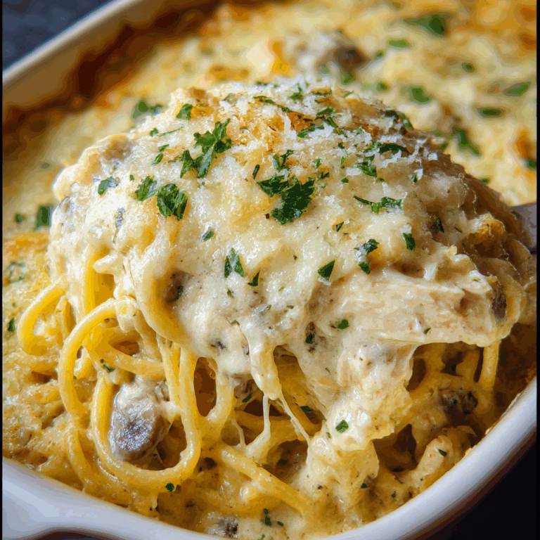 Chicken Tetrazzini Casserole