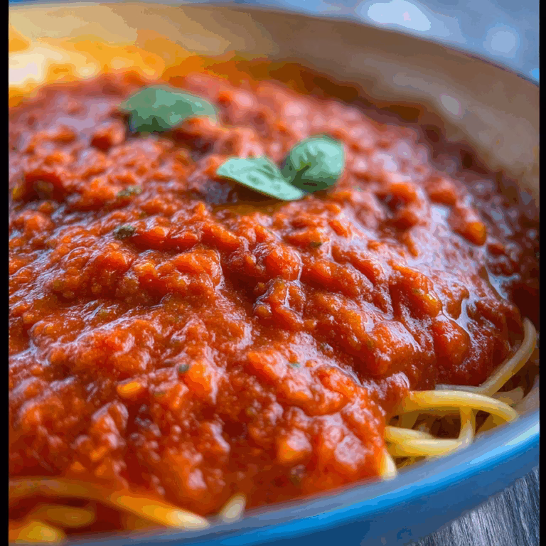 Homemade Spaghetti Sauce