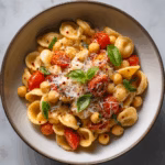 Orecchiette with Chickpeas and Tomatoes