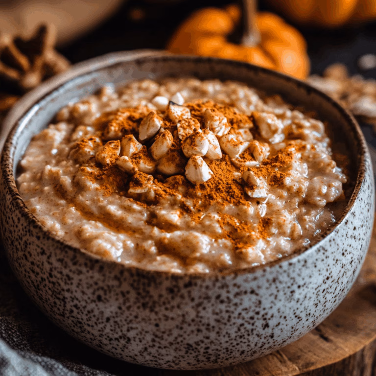 Pumpkin Spiced Oatmeal