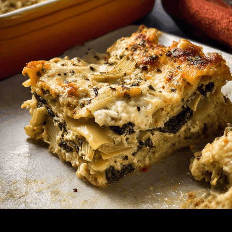 Spinach Artichoke Lasagna