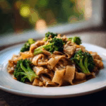 Thai Pad See Ew with Chicken and Broccoli
