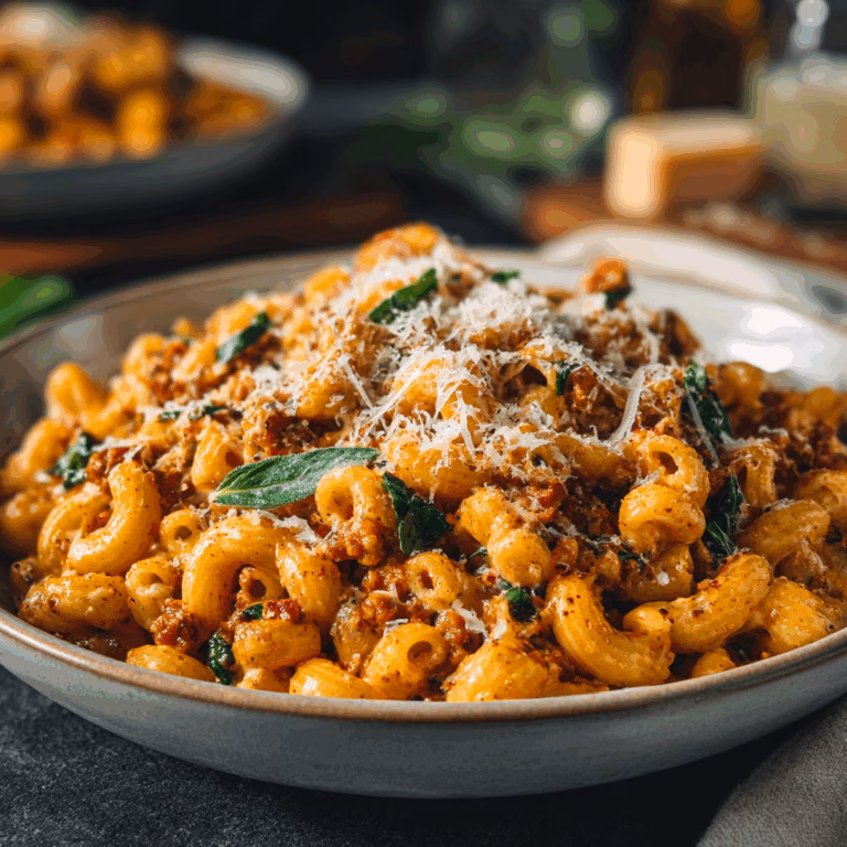 Turkey Chorizo Mac and Cheese
