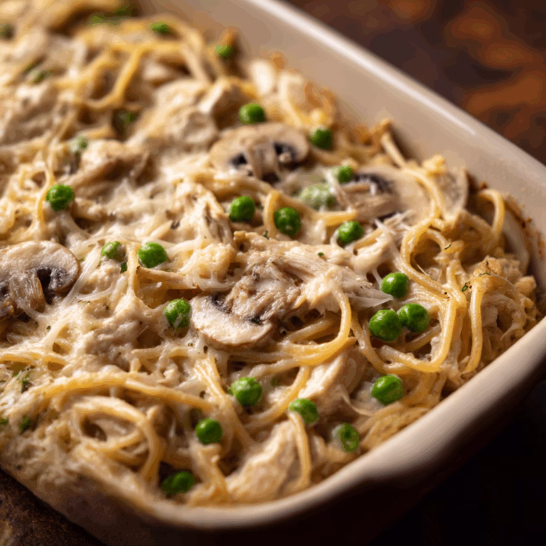 Turkey Tetrazzini Casserole