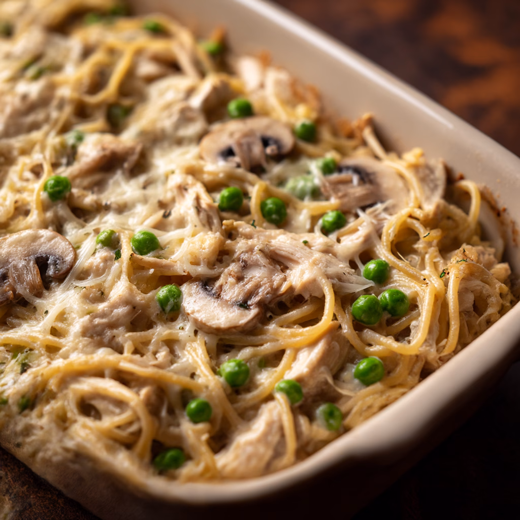 Turkey Tetrazzini Casserole