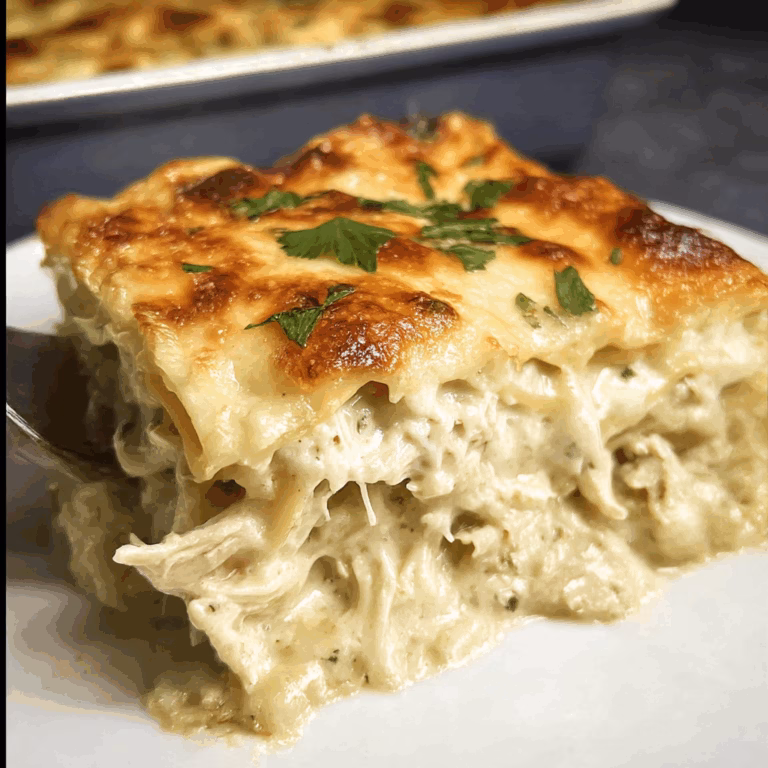 White Chicken Lasagna
