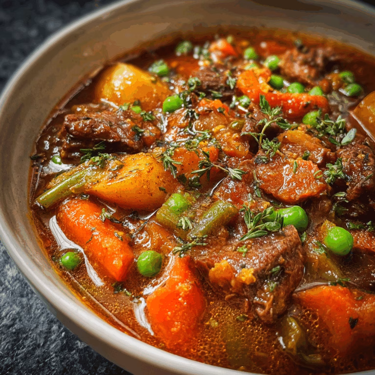 Beef and Vegetable Stew