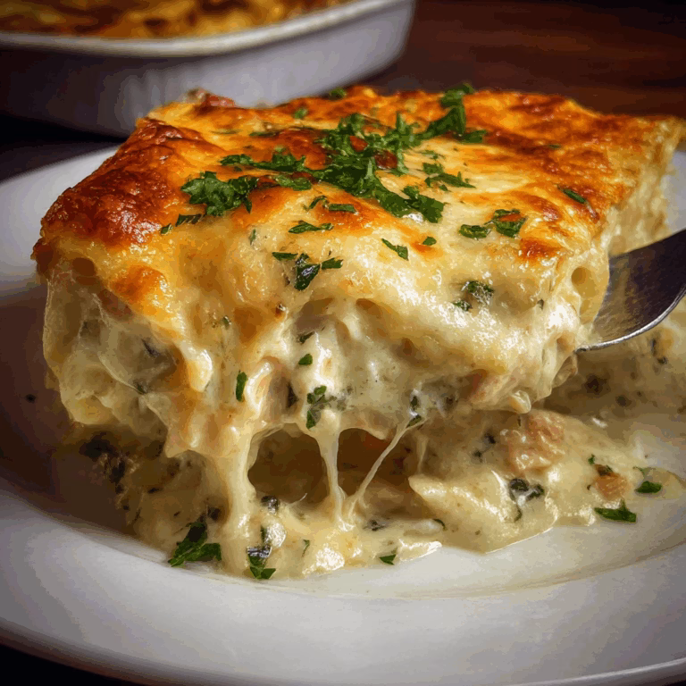 Chicken Alfredo Lasagna