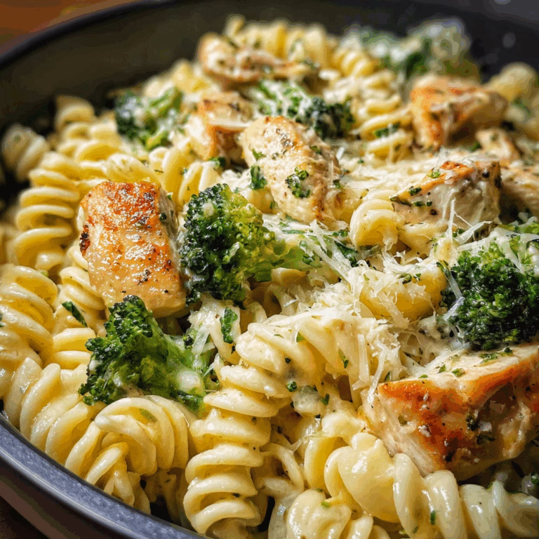 Chicken Broccoli Alfredo Pasta