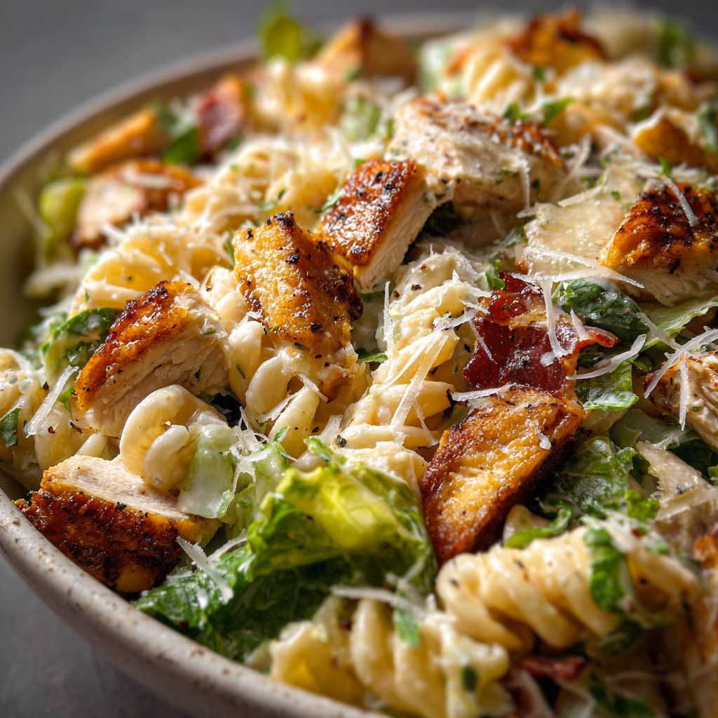 Chicken Caesar Pasta Salad