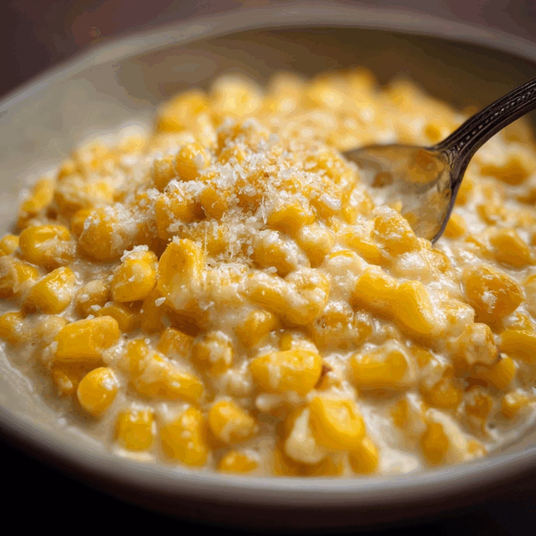 Creamed Corn with Parmesan