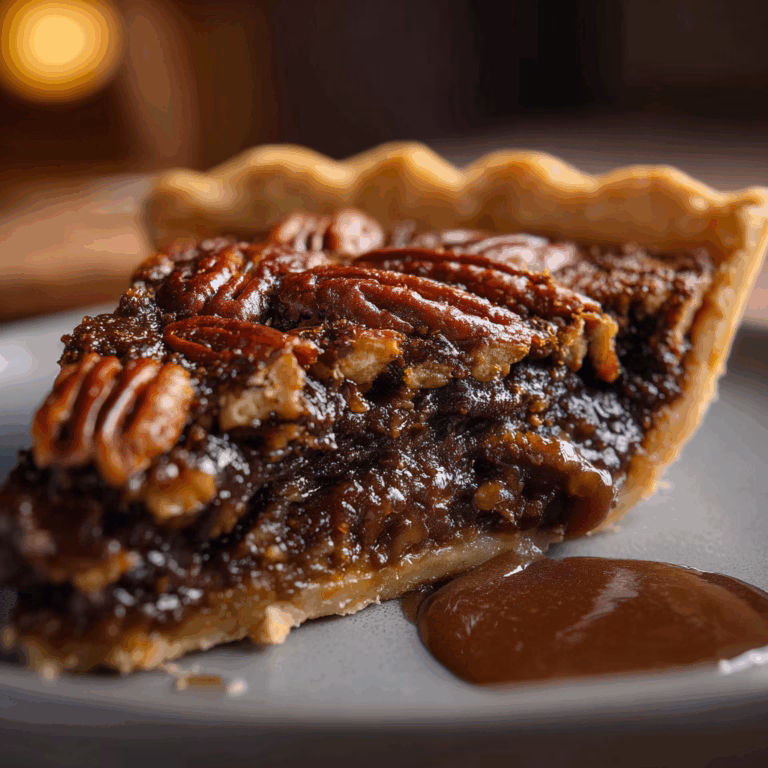 Dark Chocolate Pecan Pie