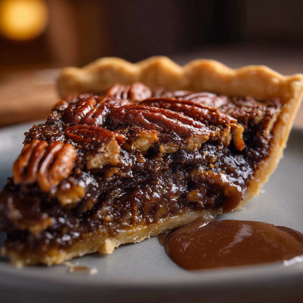 Dark Chocolate Pecan Pie
