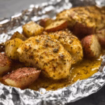 Honey Mustard Chicken Foil Packets