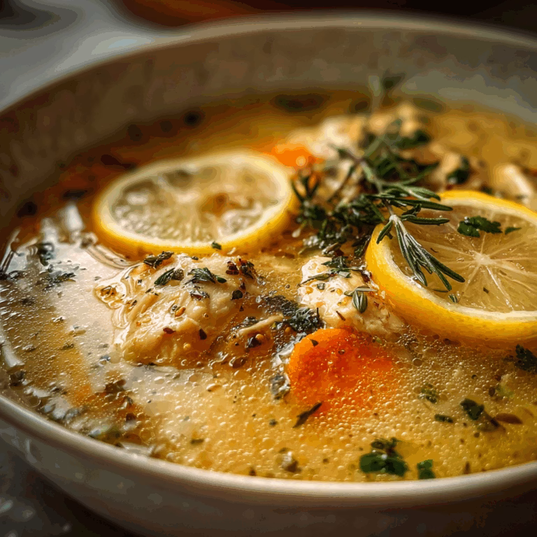Lemon Chicken Soup