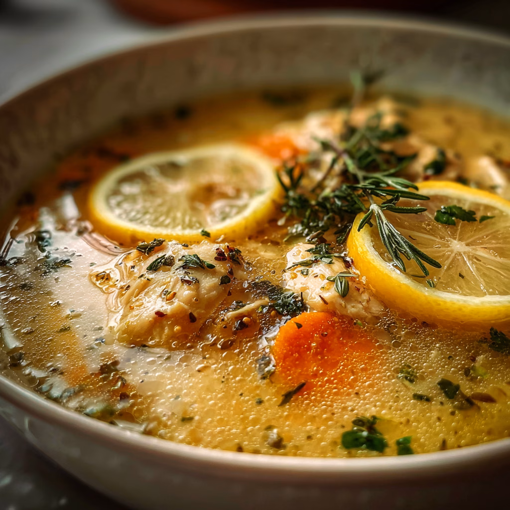 Lemon Chicken Soup