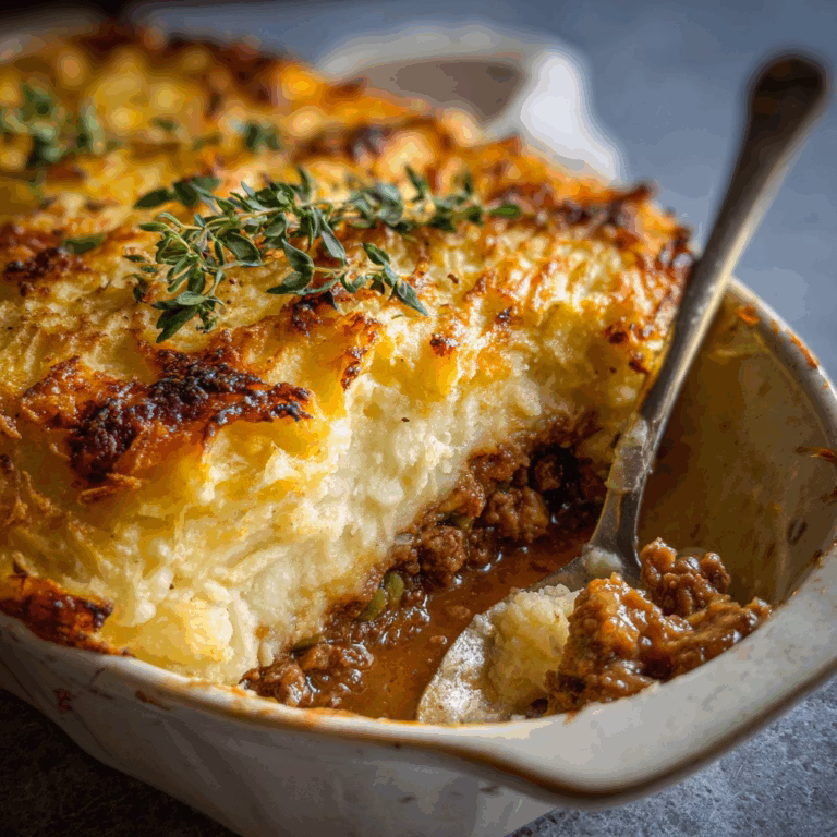 Shepherd’s Pie with Creamy Mashed Potatoes